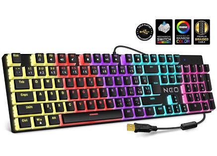 CONNECT IT Klávesnice NEO Pudding mechanická herní klávesnice, CZ