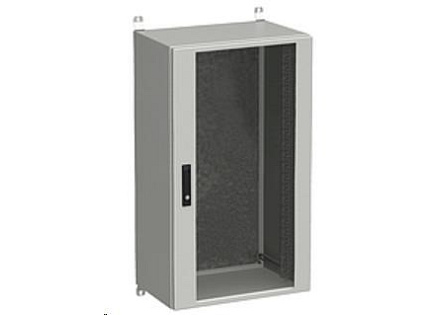 Solarix rozvaděč nástěnný venkovní LC-20 24U 600x600mm, dveře sklo, LC-20-24U-66-12-G