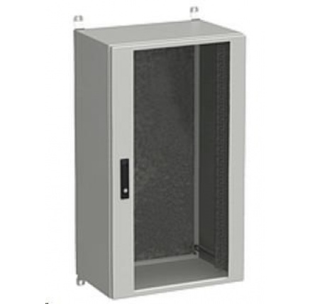 Solarix rozvaděč nástěnný venkovní LC-20 24U 600x600mm, dveře sklo, LC-20-24U-66-12-G