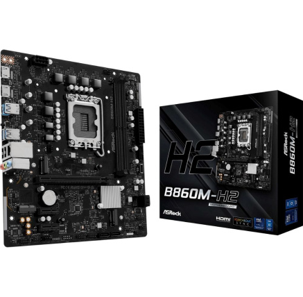ASRock MB Sc LGA1851 B860M-H2, Intel B860, 2xDDR5, 2xHDMI, mATX
