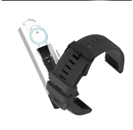 RhinoTech řemínek pro Garmin QuickFit sportovní silikonový 26mm černý