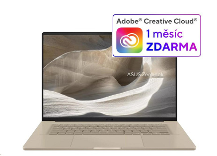 ASUS NTB Zenbook 16 (UX3607OA-OLED013W), Snap X2 Elite X2E94100, 16" 2880 x 1800, 48GB, 1TB SSD, Adreno, W11 Home, Beige