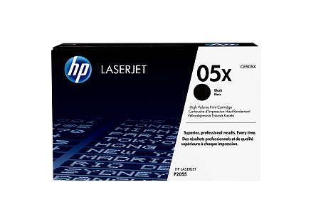 HP 05X Black LJ Toner Cart, CE505X (6,500 pages)