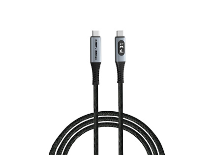 VERBATIM Kabel USB4 Sync & Charge, 240W, s displejem, 120cm
