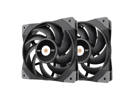 THERMALTAKE Ventilátor Toughfan 12 2-Pack, 2x120mm, černá