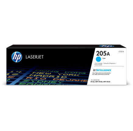 HP 205A Cyan Original LaserJet Toner Cartridge (900 pages) HP 205A Cyan Original LaserJet Toner Cartridge (900 pages)