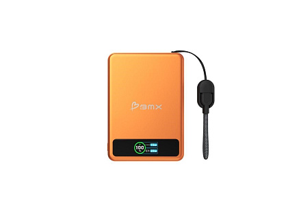 BMX SolidSafe™ 5K Solid-State Magnetic Power Bank, Orange BMX SolidSafe™ 5K Solid-State Magnetic Power Bank, Orange