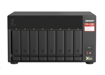 QNAP TS-873A-8G (4C/RyzenV1500B/2,2GHz/8GBRAM/8xSATA/2xM.2/2x2,5GbE/4xUSB3.2/2xPCIe)