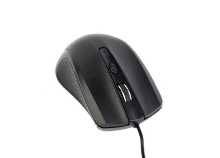 GEMBIRD myš MUS-4B-01, drátová, optická, 1200 dpi, USB, černá
