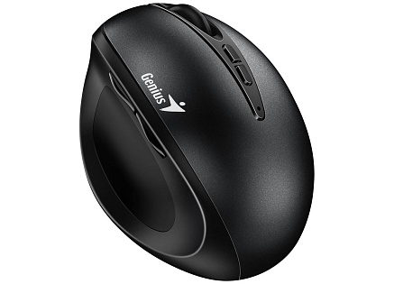 GENIUS myš Ergo 8300S Black/ vertikální/ 1600 dpi/ bezdrátová/ 7tlačítek/ tichá/ černá