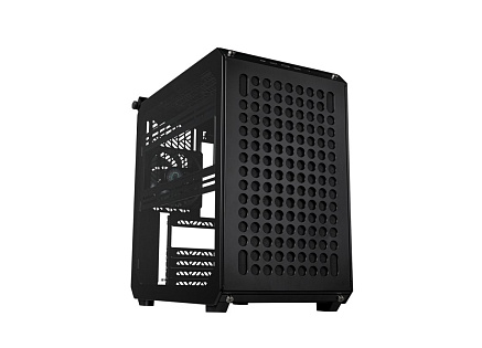 Cooler Master case Qube 500 Flatpack, E-ATX, Průhledná bočnice, 1x 120mm Fan, Černá