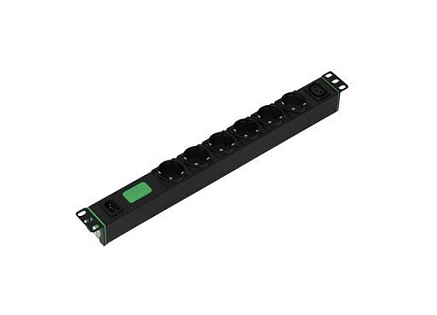 APC Easy Rack PDU Basic, 1U, 10A (2.3kW), 230V, 6x SCHUKO, 1x C13 APC Easy Rack PDU Basic, 1U, 10A (2.3kW), 230V, 6x SCHUKO, 1x C13