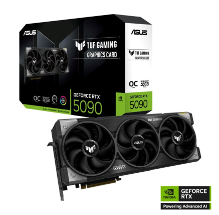 ASUS VGA NVIDIA GeForce RTX 5090 TUF GAMING 32GB OC, 32GB GDDR7, 3xDP, 2xHDMI