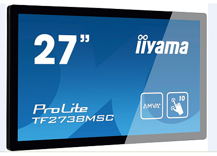 Iiyama dotykový monitor ProLite TF2738MSC-B2, 68,6 cm (27''), Projected Capacitive, 10 TP, Full HD, black
