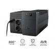 TRUST UPS Paxxon 800VA UPS with 2 standard wall power outlets