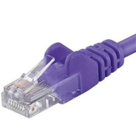 PremiumCord Patch kabel UTP RJ45-RJ45 CAT6 7m fialová PremiumCord Patch kabel UTP RJ45-RJ45 CAT6 7m fialová