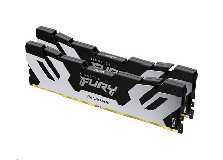 KINGSTON DIMM DDR5 32GB (Kit of 2) 6400MT/s CL32 FURY Renegade Stříbrná KINGSTON DIMM DDR5 32GB (Kit of 2) 6400MT/s CL32 FURY Renegade Stříbrná