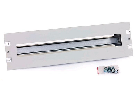 TRITON 19" jističová lišta 3U rozebíratelná, DIN, černá