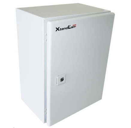 XtendLan 19" univerzální rozvaděč s montážní deskou, krytí IP66, šířka 300mm, hloubka 210mm, výška 400mm, šedý