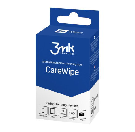 3mk čistící vlhké útěrky na čištění displejů zařízení, balení (24ks) 3mk čistící vlhké útěrky na čištění displejů zařízení, balení (24ks)