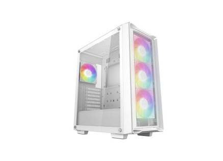 DEEPCOOL Case CG580 WH, ATX, Průhledná bočnice, bílá