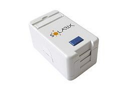 Solarix Zásuvka modulární pro 1 keystone na omítku bílá SXMO-1-0-WH Solarix Zásuvka modulární pro 1 keystone na omítku bílá SXMO-1-0-WH
