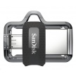 SanDisk Flash Disk 128GB Dual USB Drive m3.0 Ultra, OTG