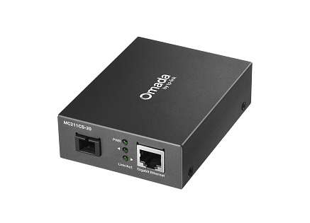 TP-Link OMADA MC211CS-20 WDM media konvertor (1xGbE,1x simplex SC/UPC, SM, 1550/1310nm, 20km)