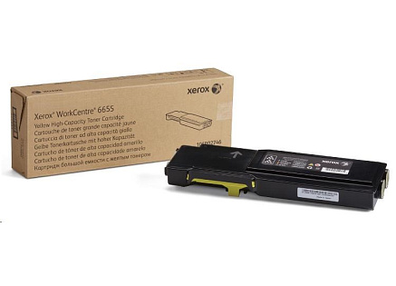 Xerox toner pro WorkCentre 6655 high capacity Yellow cartridge (7500str, yellow)
