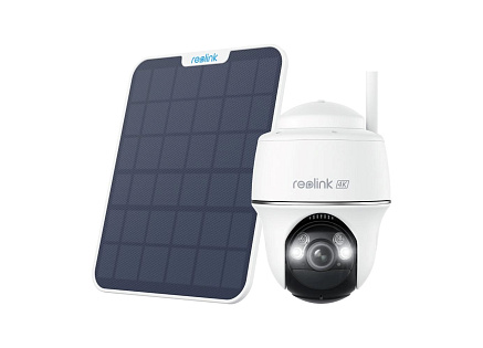 REOLINK bezpečnostní kamera Argus B440, 2.4 GHz, USB-C, Solární panel, 64GB, bílá