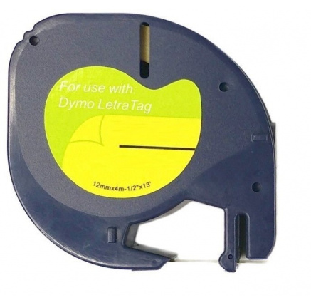 Xerox kompatibilní páska s DYMO 59421, 12mm x 4m, černý tisk / bílý podklad, LetraTag, papírová - ALLPRINT Xerox kompatibilní páska s DYMO 59421, 12mm x 4m, černý tisk / bílý podklad, LetraTag, papírová - ALLPRINT