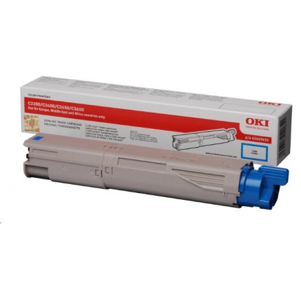 Oki Toner Cyan do C3300n/C3400n/C3450n/C3600n (1,5k) Oki Toner Cyan do C3300n/C3400n/C3450n/C3600n (1,5k)