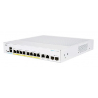 Cisco switch CBS250-8PP-E-2G (8xGbE,2xGbE/SFP combo,8xPoE+,45W,fanless)