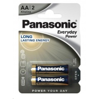 PANASONIC Alkalické baterie Everyday Power  LR6EPS/2BP AA 1,5V (Blistr 2ks)