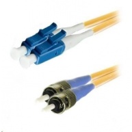 Duplexní patch kabel SM 9/125, OS2, LC-ST, LS0H, 10m