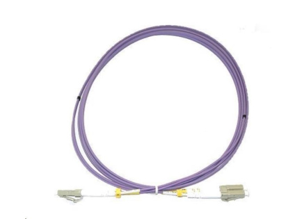 XtendLan duplexní patch kabel optický, LC-LC, PC, 50/125, duplex, OM4 , LS0H, 3m