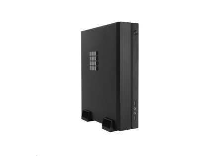 CHIEFTEC skříň Compact Series/mini ITX, IX-06B-OP, Black, bez zdroje