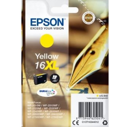 EPSON ink bar Singlepack "Pero" Yellow 16XL DURABrite Ultra Ink EPSON ink bar Singlepack "Pero" Yellow 16XL DURABrite Ultra Ink