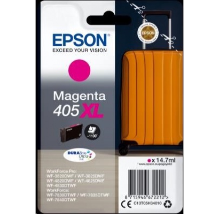 EPSON ink Singlepack Magenta 405XL Durabrite Ultra