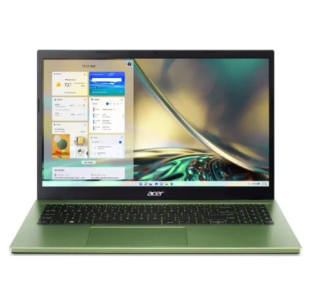 ACER NTB Aspire 3 (A315-59-346R)- Core i3-1215U, 15.6",8 GB DDR4,512GB PCIe NVMe SSD,UHD Graphics,Windows 11 Home,Zelená