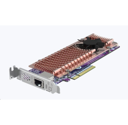 QNAP QM2-2P410G1T rozšiřující karta 1x10GbE, 2xM.2 NVMe 2280 PCIe Gen4x4 pro PC i NAS QNAP QM2-2P410G1T rozšiřující karta 1x10GbE, 2xM.2 NVMe 2280 PCIe Gen4x4 pro PC i NAS