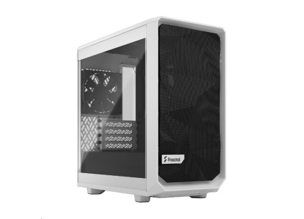 FRACTAL DESIGN skříň Meshify 2 Mini White TG Clear Tint, USB 3.1 Type-C, 2x USB 3.0, bez zdroje, mATX