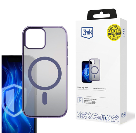 3mk ochranný kryt Frosty MagCase Purple pro Apple iPhone 14 3mk ochranný kryt Frosty MagCase Purple pro Apple iPhone 14