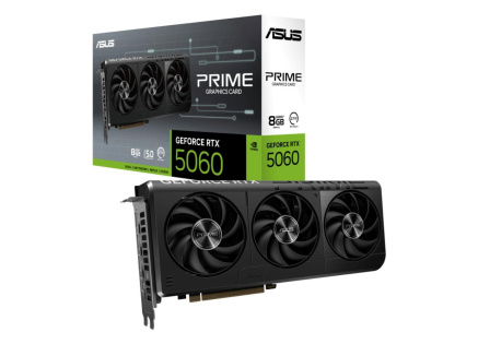 ASUS VGA NVIDIA GeForce RTX 5060 PRIME 8GB, 8GB GDDR7, 3xDP, 1xHDMI