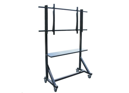 Profesionální vozík/stojan držák na televizory 55-100", pojezdová kolečka s brzdou, OMB VIDEO TROLLEY Profesionální vozík/stojan držák na televizory 55-100", pojezdová kolečka s brzdou, OMB VIDEO TROLLEY
