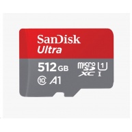 SanDisk MicroSDXC karta 512GB Ultra (100MB/s, Class 10, Android) + adaptér