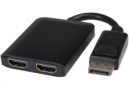 PREMIUMCORD Adaptér DisplayPort - 2x HDMI, MST, rozšíření+zrcadlení+2 obrazy, 4K*2K@30Hz PREMIUMCORD Adaptér DisplayPort - 2x HDMI, MST, rozšíření+zrcadlení+2 obrazy, 4K*2K@30Hz