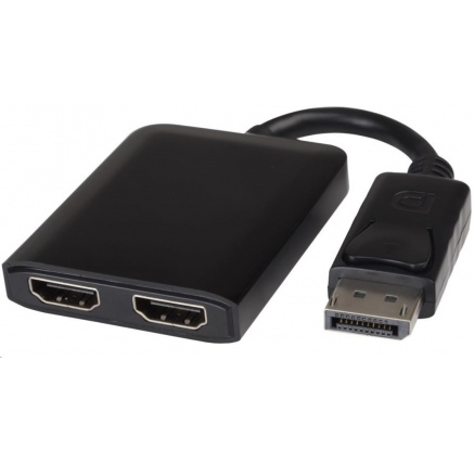 PREMIUMCORD Adaptér DisplayPort - 2x HDMI, MST, rozšíření+zrcadlení+2 obrazy, 4K*2K@30Hz PREMIUMCORD Adaptér DisplayPort - 2x HDMI, MST, rozšíření+zrcadlení+2 obrazy, 4K*2K@30Hz