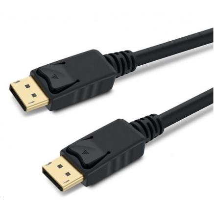 PREMIUMCORD DisplayPort 1.3/1.4 přípojný kabel M/M, zlacené konektory, 0.5m