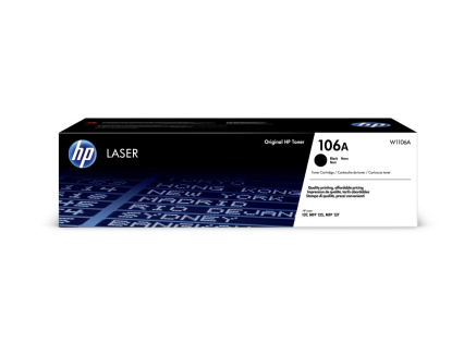 HP 106A Black Original Laser Toner Cartridge (1,000 pages)